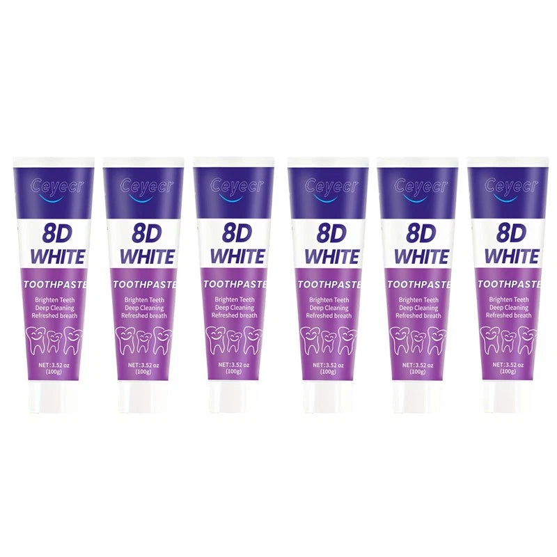 Toothpaste Premium Deep Clean Whitening Fresh Breath Anti-Cavity 6 x 3.52 oz